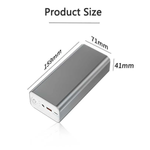 Powerbank 30000mAh 65W USB C DC Schnellladegerät für Handy Tablet Laptop
