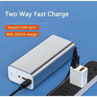 Powerbank 30000mAh 65W USB C DC Schnellladegerät für Handy Tablet Laptop