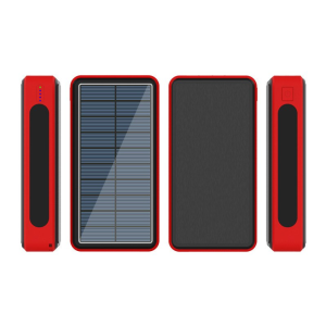80000mAh Solar Power Bank mit LED Taschenlampe 4 USB Ports Outdoor Ladegerät