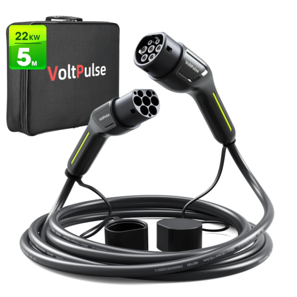 Ladekabel Typ 2 5 m 32 A 22 kW IEC62196‑2 EV Verlängerungskabel