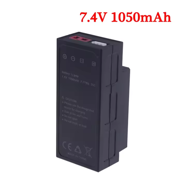 Lithium-Polymer Akku 7,4V 1050mAh für MJX Hyper Go H16 RC Auto Batterie