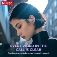 MINISO MS199 Wireless Earbuds Bluetooth 6.0 HD Voice Ladecase