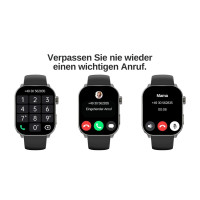Gard Pro Health Smartwatch 3 – Gebogenes Display, 110+ Sportmodi, IP68 41mm