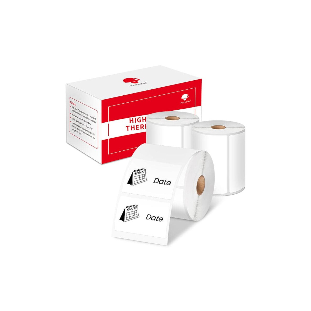 Phomemo 40 x 30 mm Thermo Etiketten 230St selbstklebend BPA-