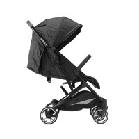 Deryan Luxe Rolo X2 Double Buggy Schwarz Faltbar Kinderwagen Reisesystem