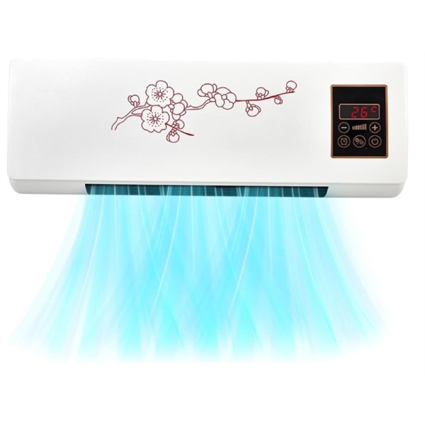 PTS Wandheizer 1800W 220V Heizlüfter Kaltluft Warmluft Kompakt Weiß
