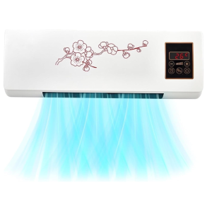 PTS Wandheizer 1800W 220V Heizlüfter Kaltluft Warmluft Kompakt Weiß