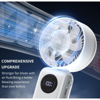 ALSKIP 3in1 Tragbarer Handventilator Handheld Tisch Nacken Fan USB T50