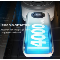 ALSKIP 3in1 Tragbarer Handventilator Handheld Tisch Nacken Fan USB T50