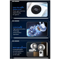 ALSKIP 3in1 Tragbarer Handventilator Handheld Tisch Nacken Fan USB T50