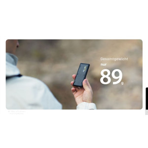 Nitecore Powerbank NB Air 5000mAh Carbon IPX7 USB C PD QC3 Schnellladung