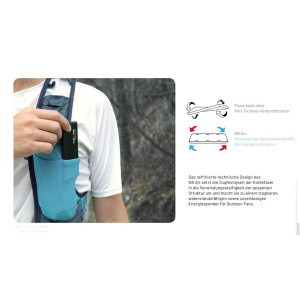 Nitecore Powerbank NB Air 5000mAh Carbon IPX7 USB C PD QC3 Schnellladung