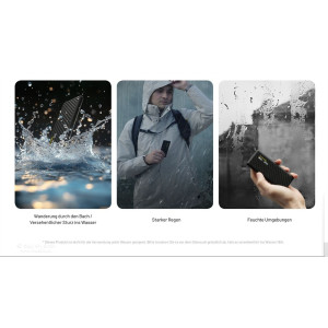 Nitecore Powerbank NB Air 5000mAh Carbon IPX7 USB C PD QC3 Schnellladung