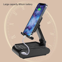 F25 Handy Ständer Bluetooth Lautsprecher Faltbar Verstellbar HD Sound Ladegerät