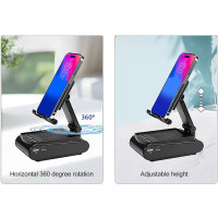 F25 Handy Ständer Bluetooth Lautsprecher Faltbar Verstellbar HD Sound Ladegerät