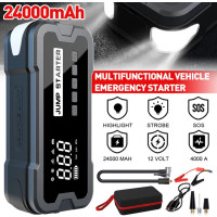 12V StartHilfe  mit Air Compressor für Auto, Lkw, Motorrad, Boot, RV