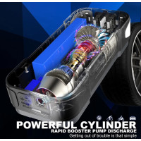 12V StartHilfe  mit Air Compressor für Auto, Lkw, Motorrad, Boot, RV