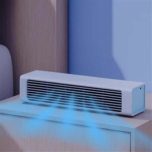 Breezamax Air Cooler Portable USB Silent 3 Speed Personal Fan Home Office Weiß