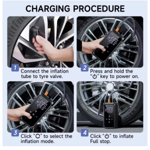 4-in-1 StartHilfe CP12  Typ-C USB-A Kompakt Multifunktion