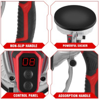 ONEVAN 3500W Fliesenverlegemaschine 200kg Saugnapf Vibrationswerkzeug 21V