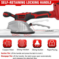 ONEVAN 3500W Fliesenverlegemaschine 200kg Saugnapf Vibrationswerkzeug 21V