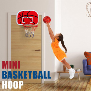 Symiu Mini Basketballkorb Kinder Indoor Spiel Basketball Wandmontage Set