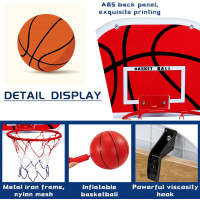 Symiu Mini Basketballkorb Kinder Indoor Spiel Basketball Wandmontage Set