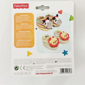 Fisher Price Baby Rasselschuhe Anti Rutsch Schuhe Kuh Motiv Happy People
