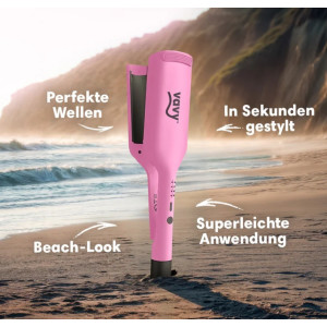 vavy Welleneisen Double-Barrel 32mm Ionenschutz für Beach Waves Haare