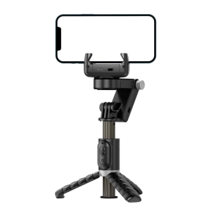 Q18 Smartphone Gimbal Stabilisator Handheld Selfie Stick Stativ mit Fülllicht