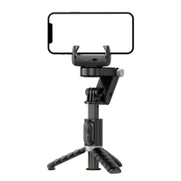 Q18 Smartphone Gimbal Stabilisator Handheld Selfie Stick Stativ mit Fülllicht