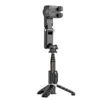 Q18 Smartphone Gimbal Stabilisator Handheld Selfie Stick Stativ mit Fülllicht