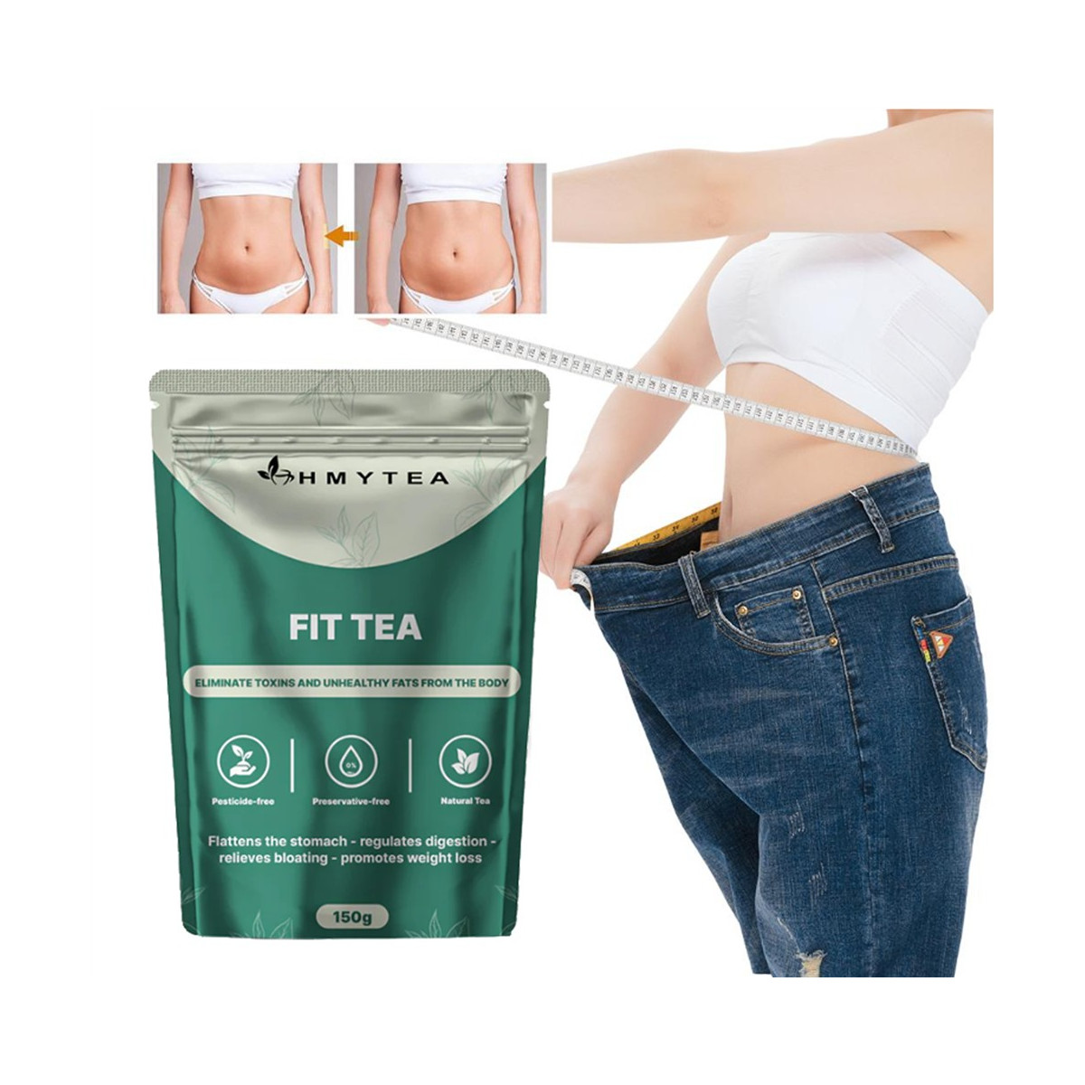 FIT TEA Detox Tee 150g Schlankheitstee natürlich...