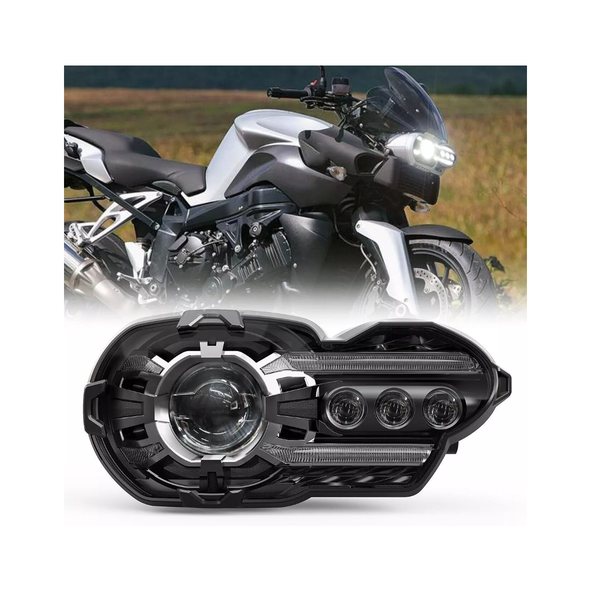 LED Scheinwerfer DRL für BMW K1200R 2005-2009 K1300R...
