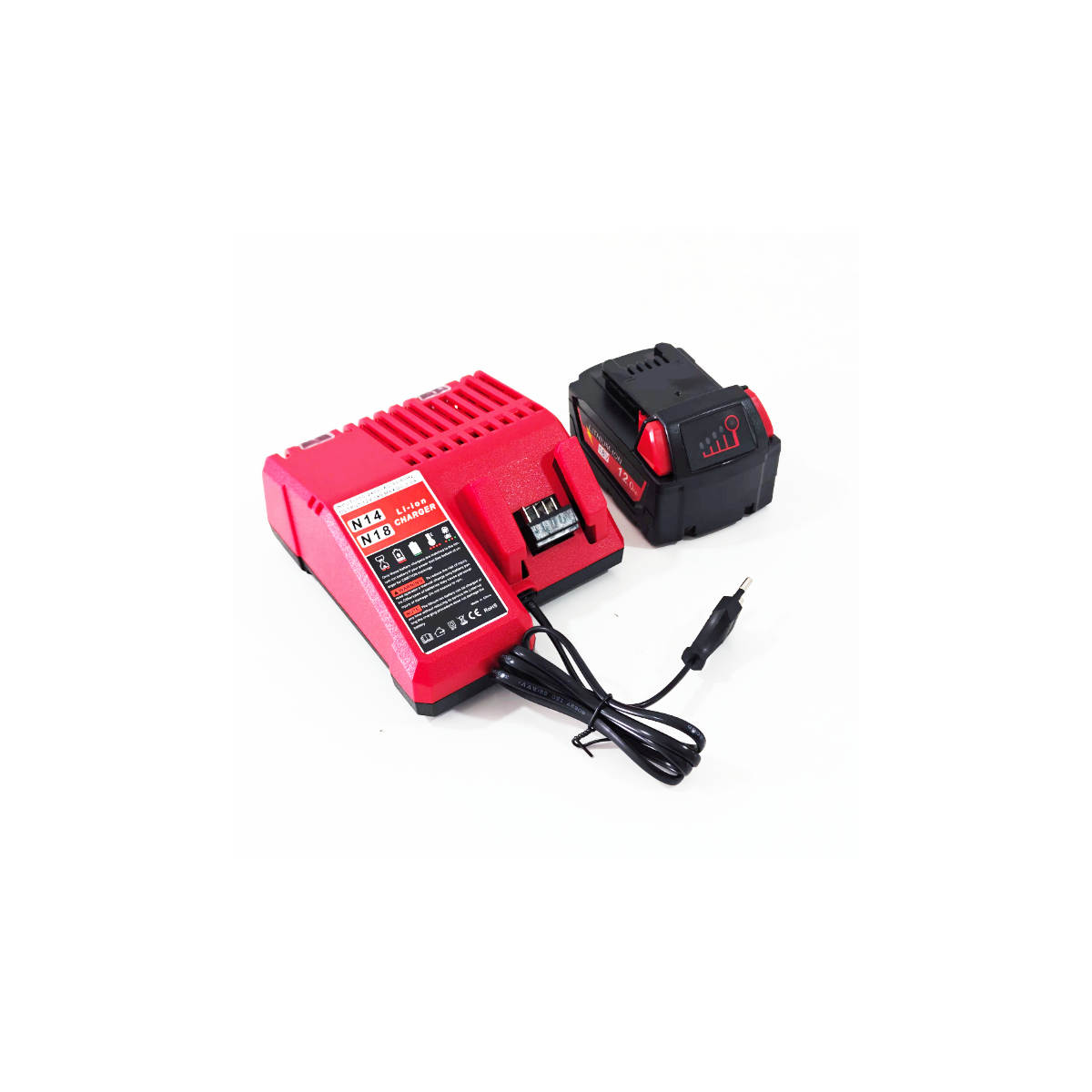 Li-Ion 18V 6000mAh Akku für Milwaukee M18...