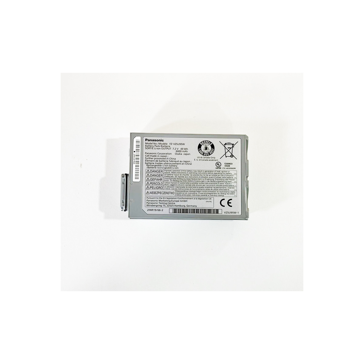 FZ-VZSU95W 49Wh 7,2V Li-Ion Akku Ersatz Panasonic FZ-M1...