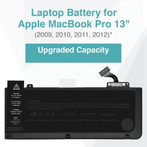 A1322 Ersatzakku kompatibel MacBook Pro 13 6000mAh 10,95V Li-Polymer