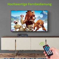 LiNKFOR Bluetooth Stereoverstärker HiFi Verstärker FM USB SD Heim Audio