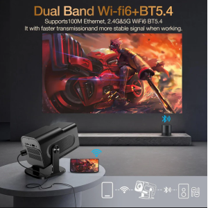 Mini Android tragbarer Projektor Gaming-Konsole 1080p 4K WiFi Bluetooth