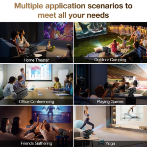 Mini Android tragbarer Projektor Gaming-Konsole 1080p 4K WiFi Bluetooth