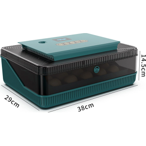 Monego ZC25 Eier-Inkubator 25 Eier automatisch wendend LED Eierkerze