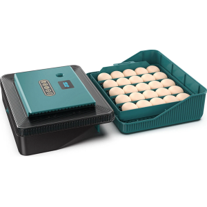 Monego ZC25 Eier-Inkubator 25 Eier automatisch wendend LED Eierkerze