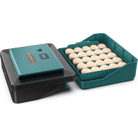 Monego ZC25 Eier-Inkubator 25 Eier automatisch wendend LED Eierkerze