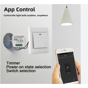 1-CH Zigbee Switch Module 10A Smart Home Relais Unterputz Schalter