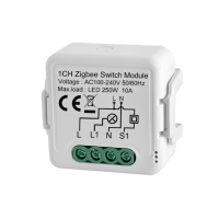1-CH Zigbee Switch Module 10A Smart Home Relais Unterputz Schalter
