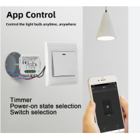 1-CH Zigbee Switch Module 10A Smart Home Relais Unterputz Schalter