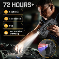 BRPOM Starthilfe Powerbank 5000A 26800mAh Auto LCD Display LED Taschenlampe