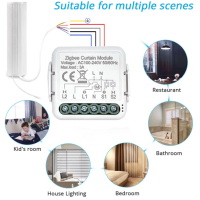 ZigBee 3.0 Smart Life Curtain Switch Module für Rollladen Motor