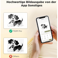 SUPVAN T50M Pro Bluetooth Etikettendrucker mit App