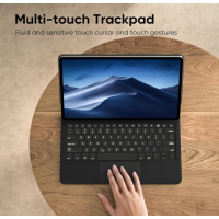 doqo Tastaturhülle Galaxy Tab 12,4 Zoll Touchpad